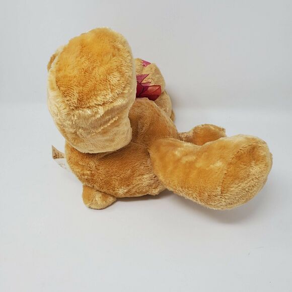 Dan Dee Plush Stuffed Animal 12" Brown Teddy Bear Valentine's Day Pink Heart - Picture 5 of 9